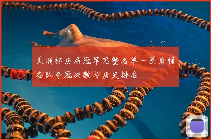 美洲杯历届冠军完整名单一图看懂各队夺冠次数与历史排名